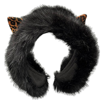 Faux Fur Earmuffs With Ears