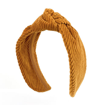 Corduroy Center Turban Earmuffs