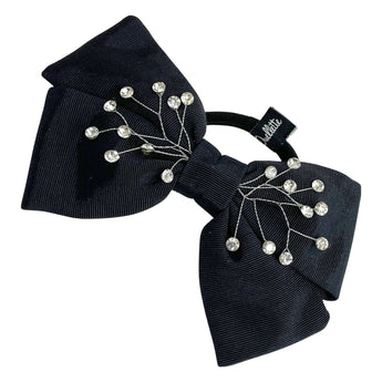 Big Bow Rhinestone Hair Tie