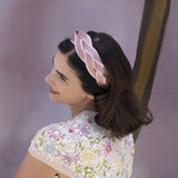 Satin and Horse Hair Braide Headband