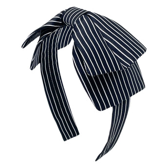 Black & White Stripe Peggy Headband