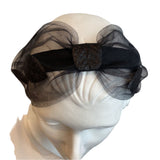 Satin Leaves Center Divot Headband