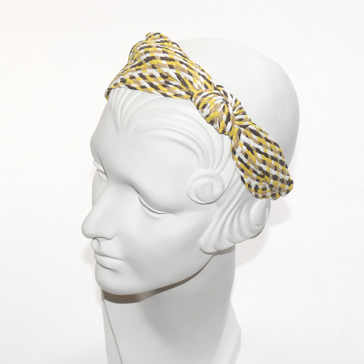 Emily Turban Knot Bridal Headband - Jana Royale Design