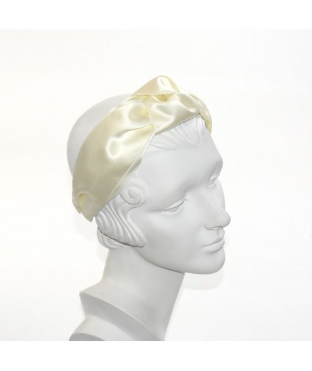 Jennifer Ouellette: Classic Extra Wide Satin Turban Headband