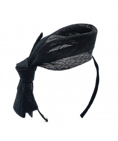 Sinamay Straw Bow Headband