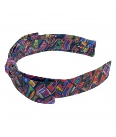 Cotton Print Center Turban Headband