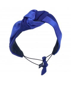 Navy - Corsair Blue Blair Turban on Elastic