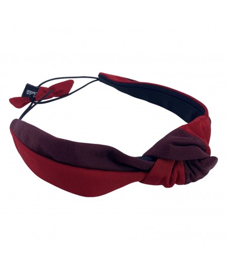 Red Cardinal - Burgundy Blair Turban on Elastic