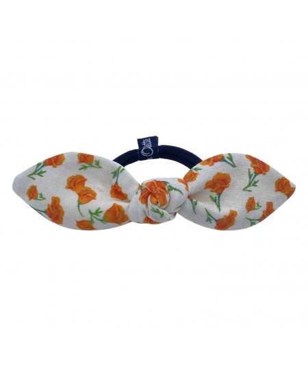 California Poppy Hair Tie