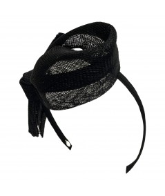 Sinamay Straw Bow Headband  - 7