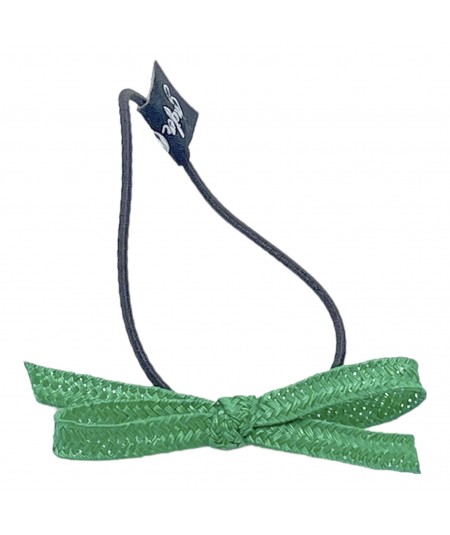 Green Tagaline Bow Hair Elastic