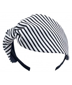 Black Stripe Audrey headband