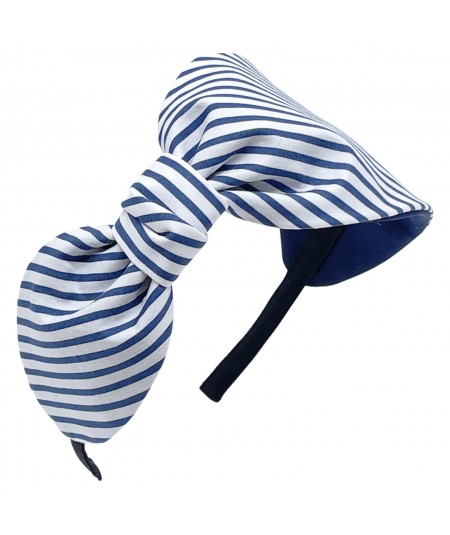 Royal Stripe Audrey headband