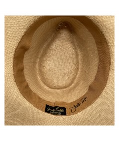 Hand Painted Paper Straw Fedora  - 5