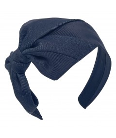 Indigo Denim Bow Headband