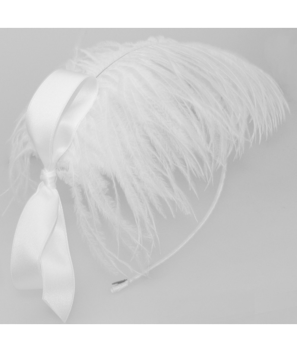 ostrich feather headband