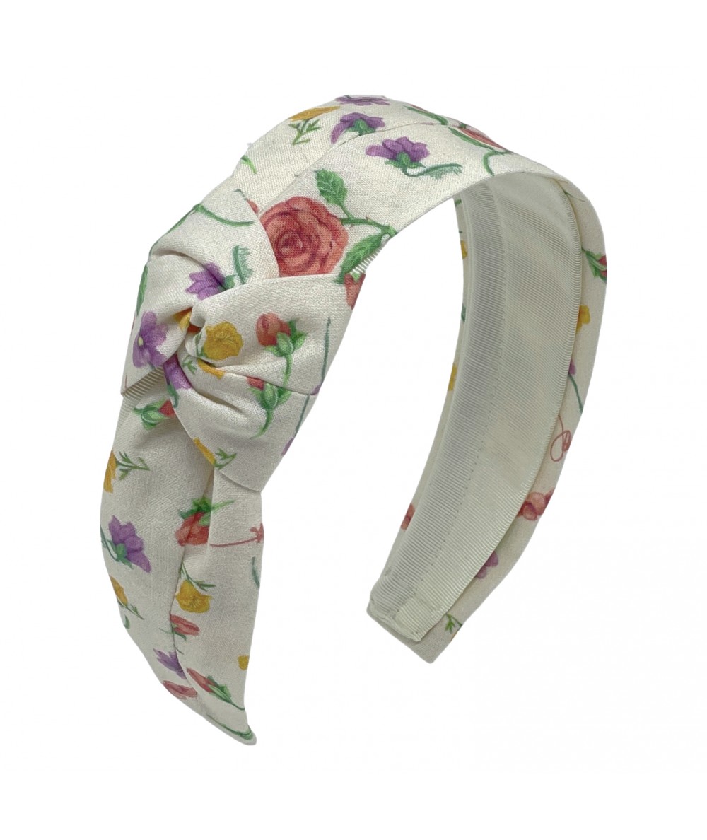 Cream 66 Floral Floral Estelle Turban Headband