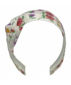 Cream 66 Floral Floral Estelle Turban Headband