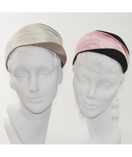 Ivory/Pecan.  Pink/Black Matisse Headband