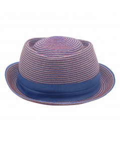 Pasano Color Stitch Pork Pie Hat