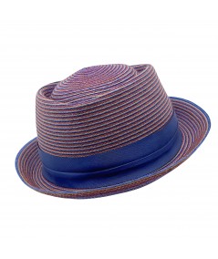 Pasano Color Stitch Pork Pie Hat