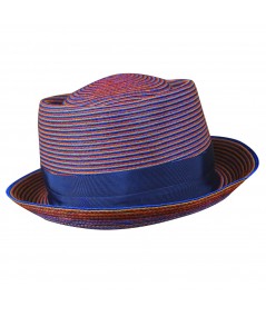 Pasano Color Stitch Pork Pie Hat