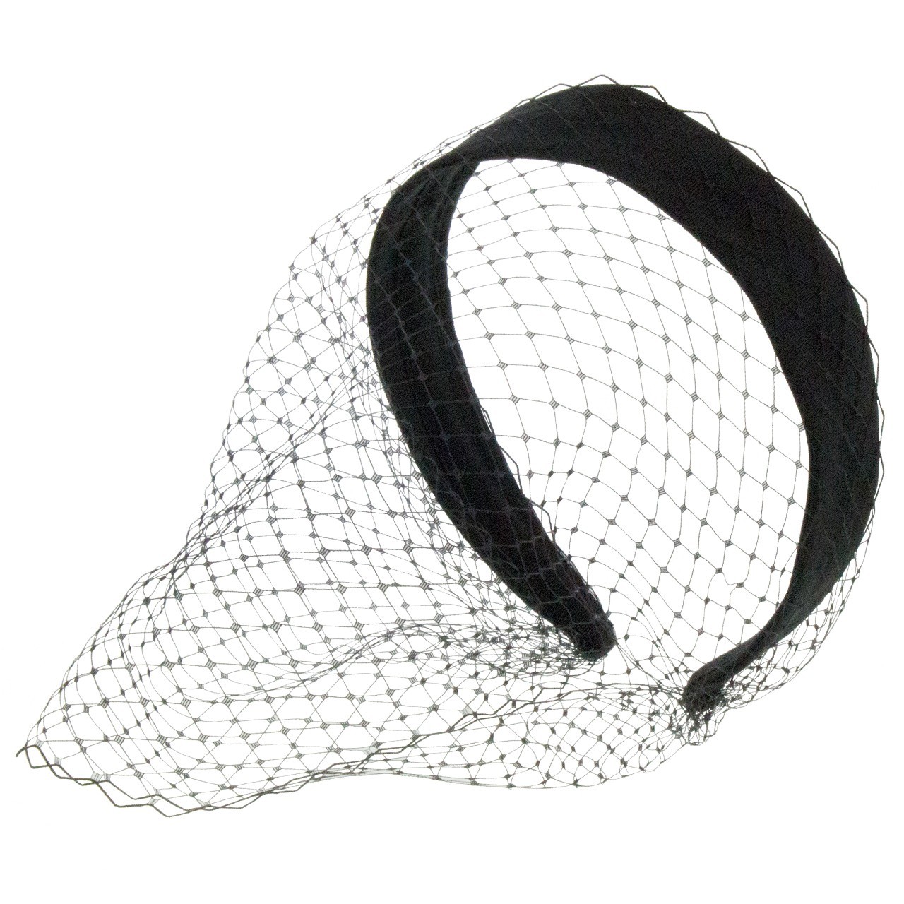 Bridal Birdcage Veil Fascinator - Jennifer Ouellette