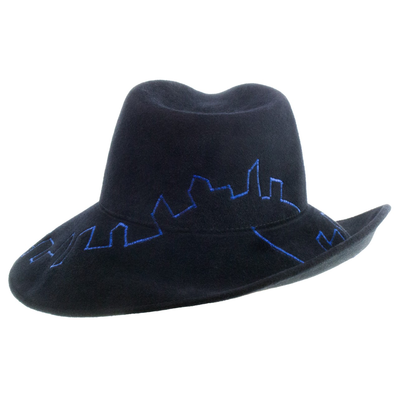 Stitch Detail Cowboy Hat