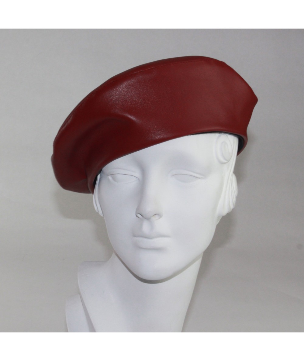 Leather French Beret