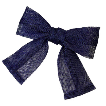 Summer Straw Bow Barrette