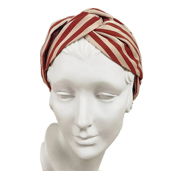 Cotton Stripe Turbanista