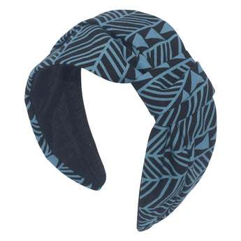 Tiki Print Side Draper Turban