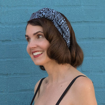 Tiki Print Side Draper Turban