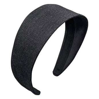 Denim Basic Wide Headband