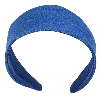 Denim Basic Wide Headband