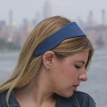 Denim Side Divot Headband