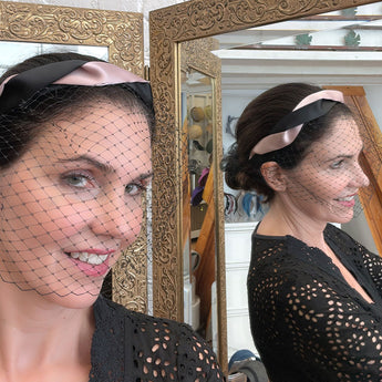 Braid & Birdcage Veil