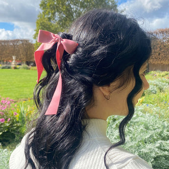 Satin Big Bow Hair Stick