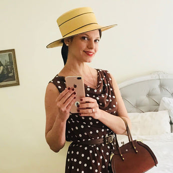 Harper Straw Sailor Hat