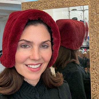 Faux Fur Cuddle Cap
