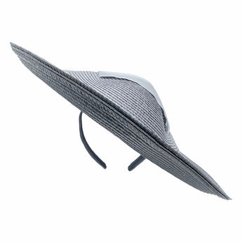Grey Silver IFO Fascinator