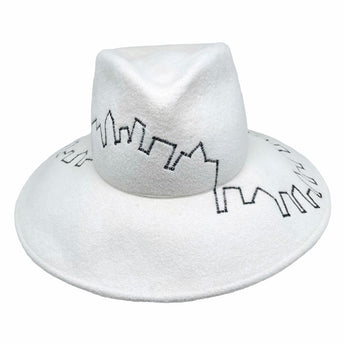 City Scape Felt Hat