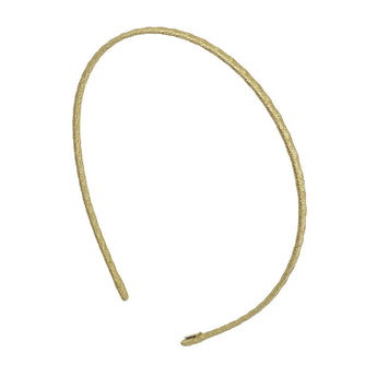 Metallic Wrapped Skinny Headband