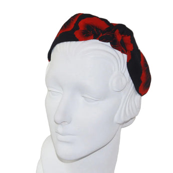 Vintage Japanese Print Side Lana Turban Headband