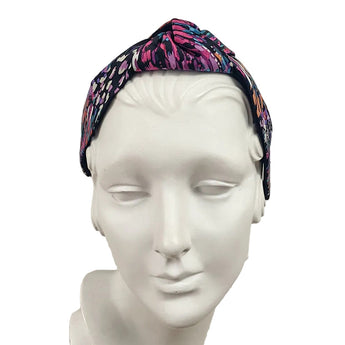 Silk Printed Blair Turban with Elastic