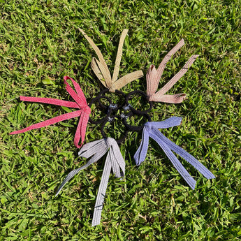 Straw Long Bow Hair Tie