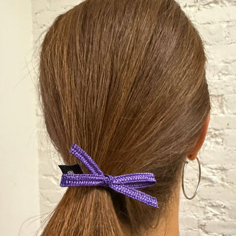 Straw Bow Hair Tie