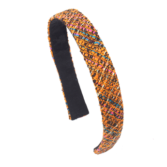 Bias Cut Tweed Silk Basic Headband