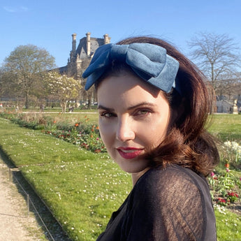 Ultra Suede Peggy Bow Headband