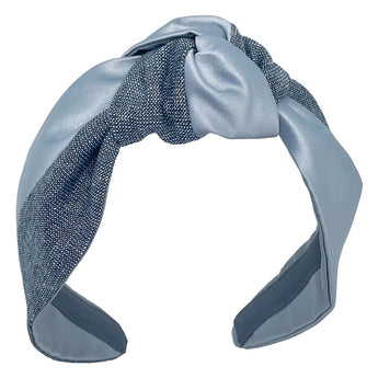 Metallic with Satin Blair Turban